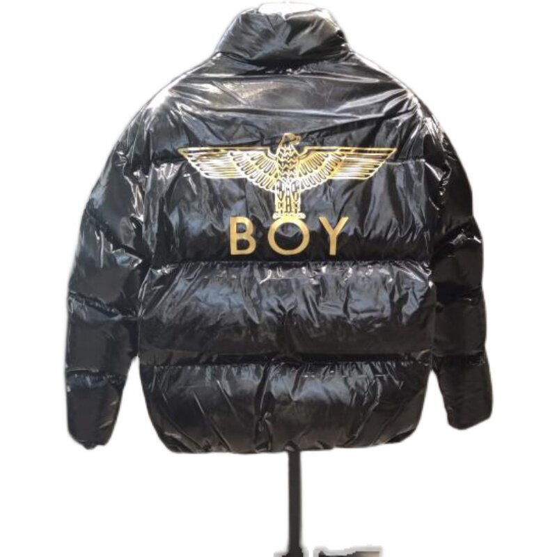 boylondon潮牌专柜正品2021秋款男女老鹰烫金羽绒服
