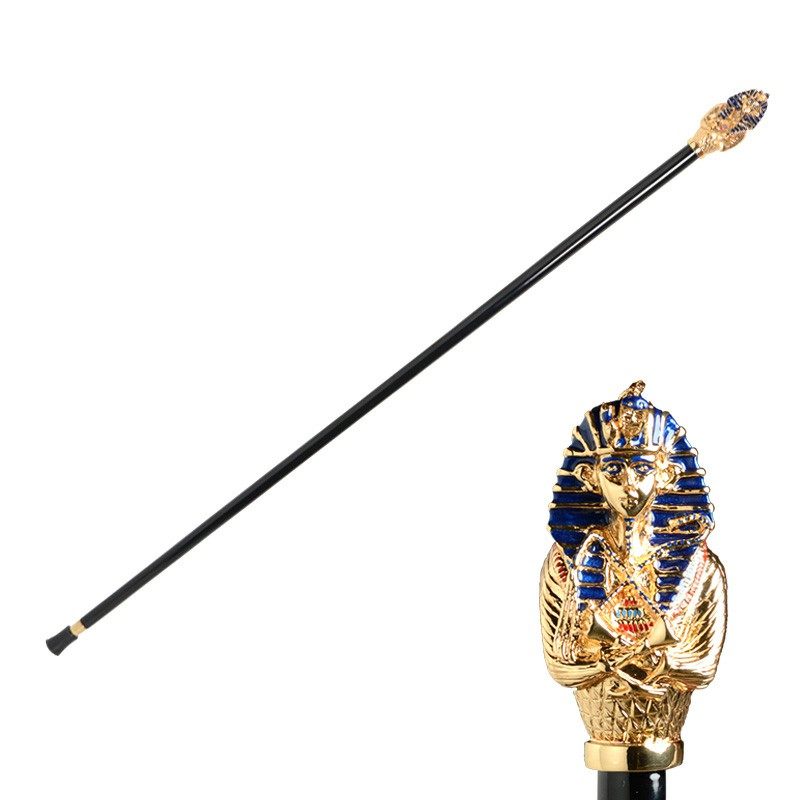 意大利pasotti手杖手绘法老绅士杖拐杖礼品明星权杖手工定制绅士 - 痕