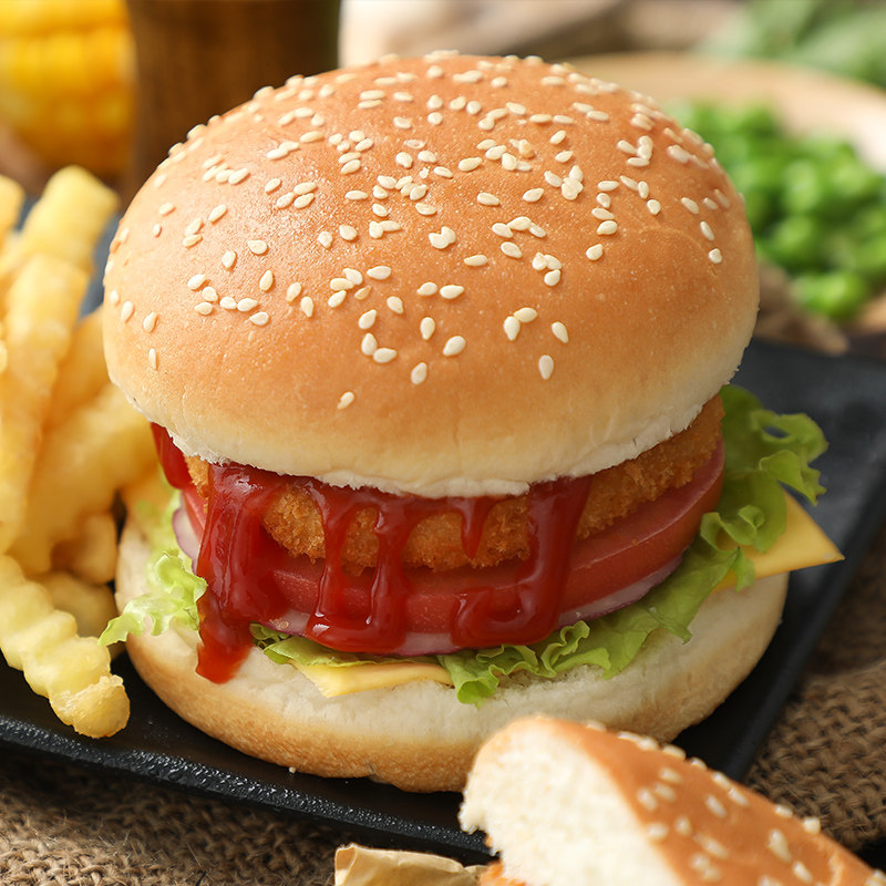 汉堡食材bbq烧烤家用鸡腿健身包健身10片鸡扒其它鸡肉类