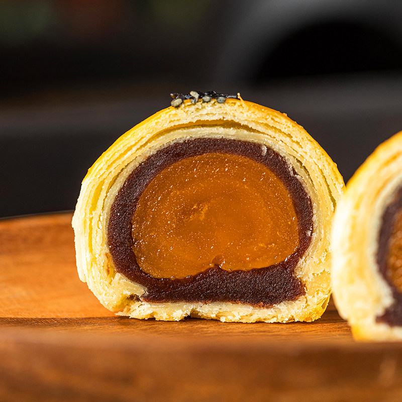 展艺蛋黄酥皮30片中式千层月饼榴莲鲜花烘焙其它原料