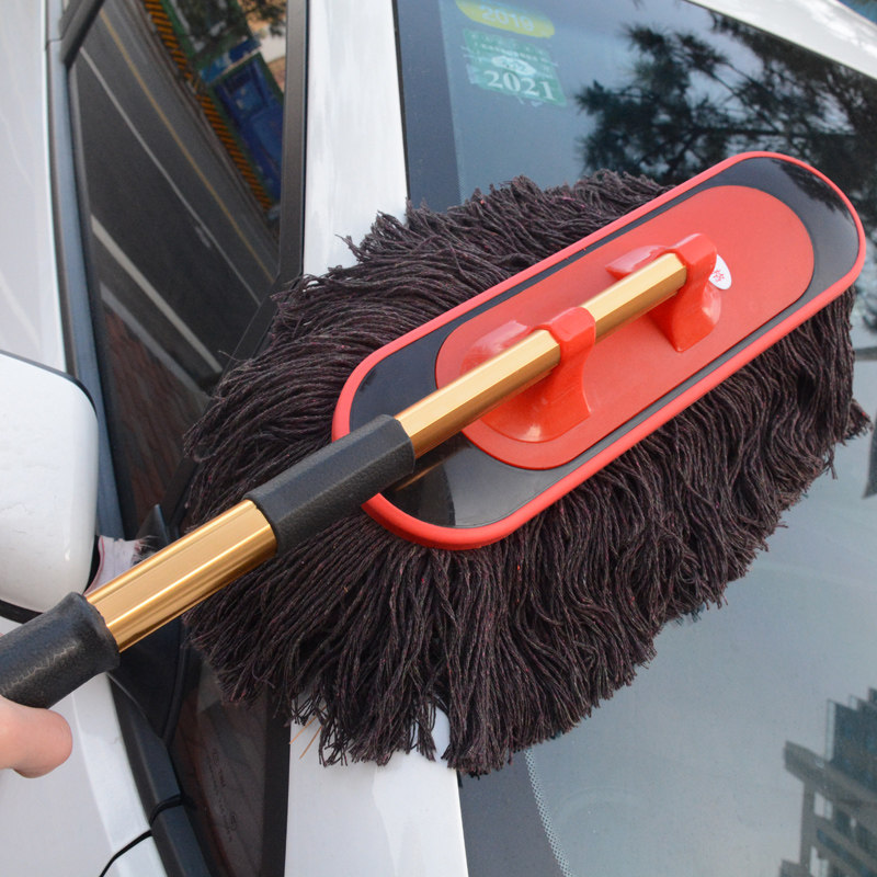 汽车掸子除尘扫灰擦车神器油蜡拖把软毛刷子车掸