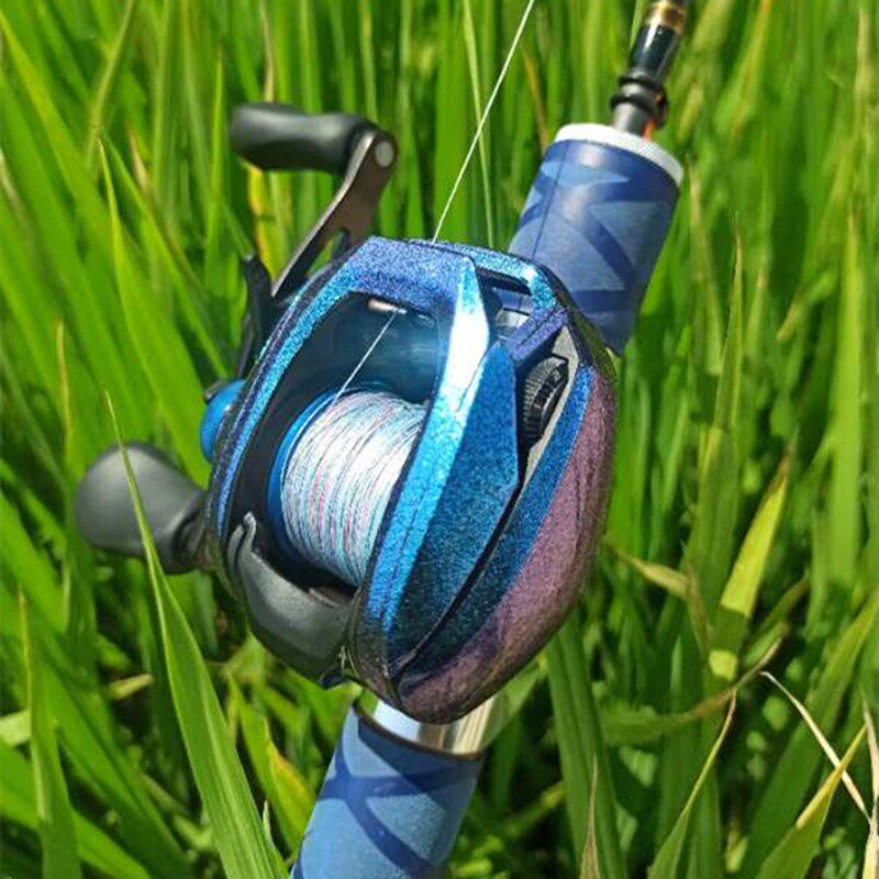 水滴贴膜禧玛诺slxdc保护膜炫彩改色鱼线轮