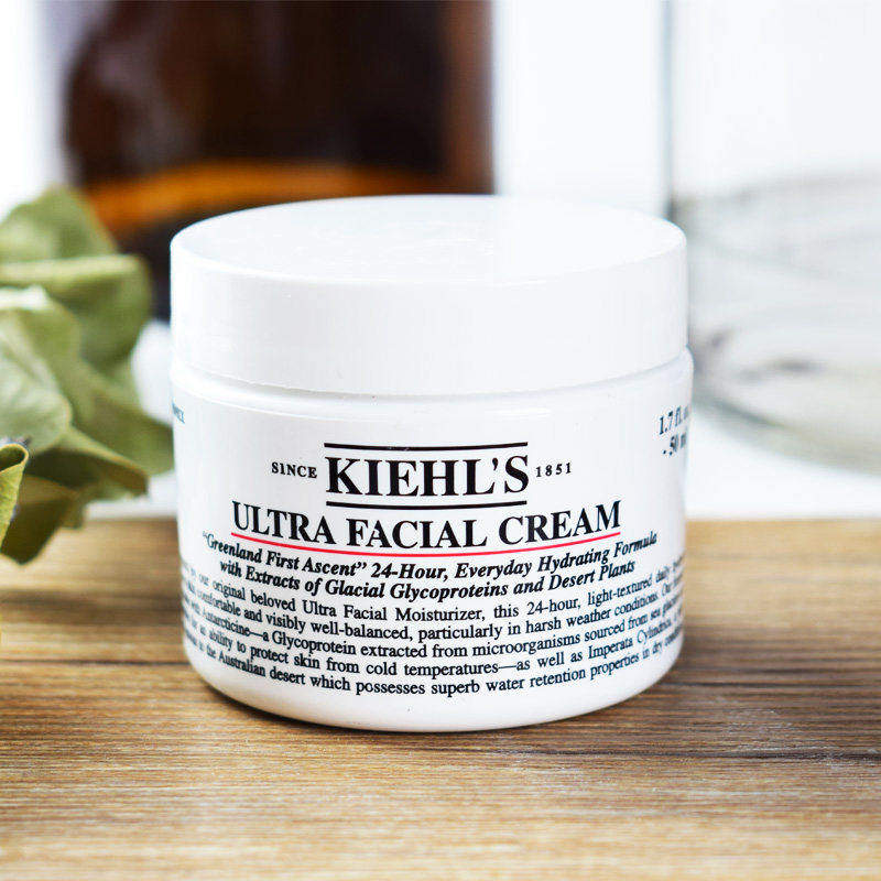 kiehls科颜氏高保湿面霜角鲨烷补水保湿滋润不油腻女125ml