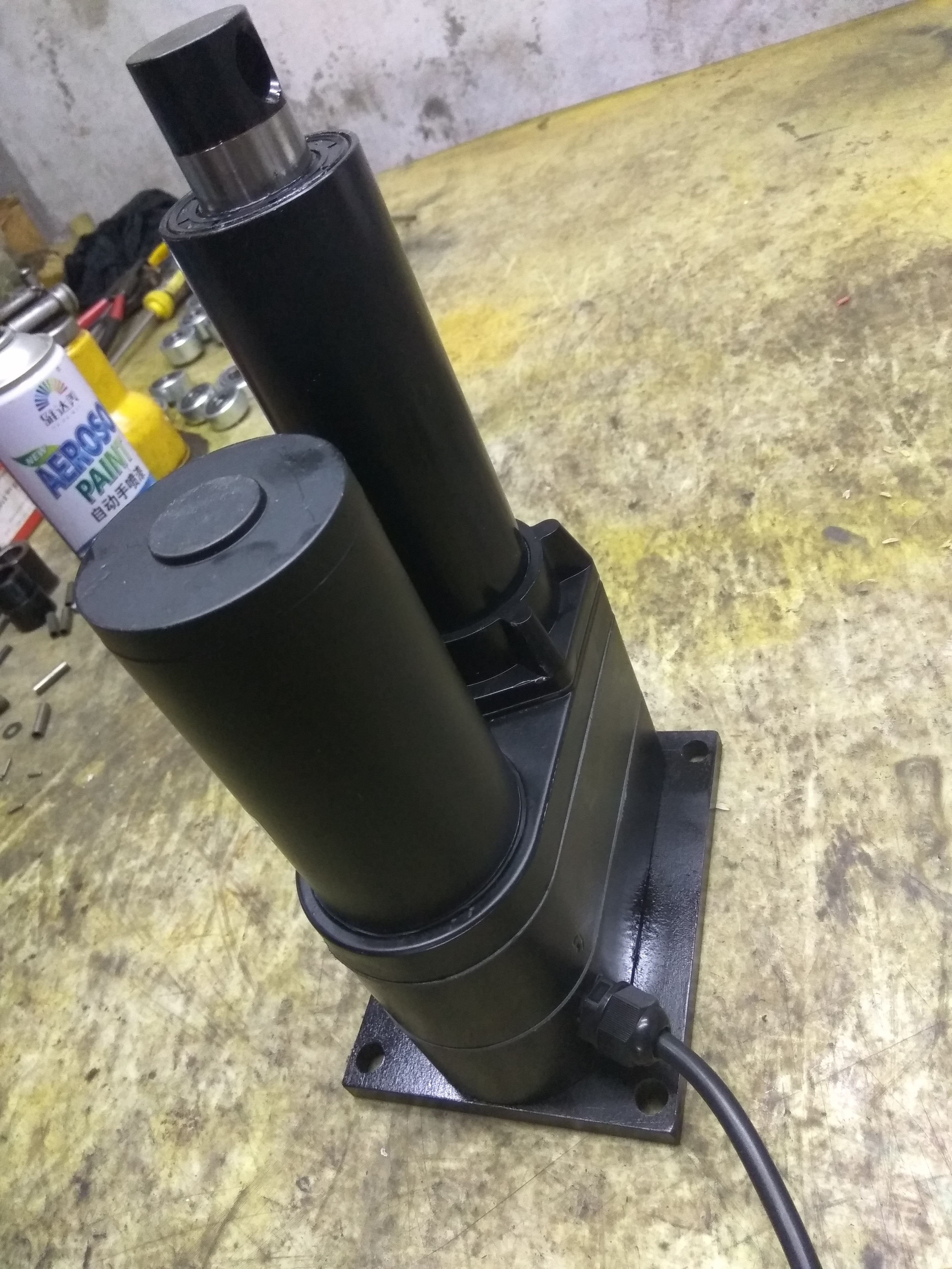 行程400mm大推力工业级直流电动推杆电机往复伸缩杆推拉杆升降杆