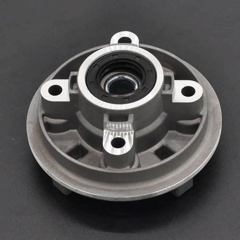 缓冲摩托车后轮体总总成jd100fxd125大链盘安装座子链盘