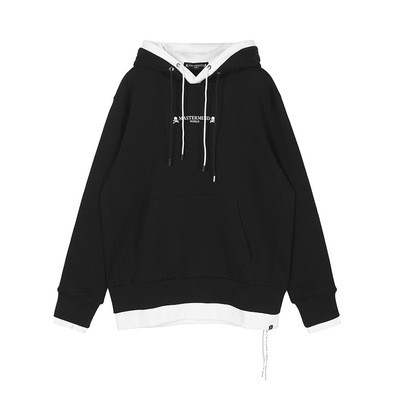 mastermindworldmg5hoodie连帽骷髅王卫主线帽衫黑白卫衣