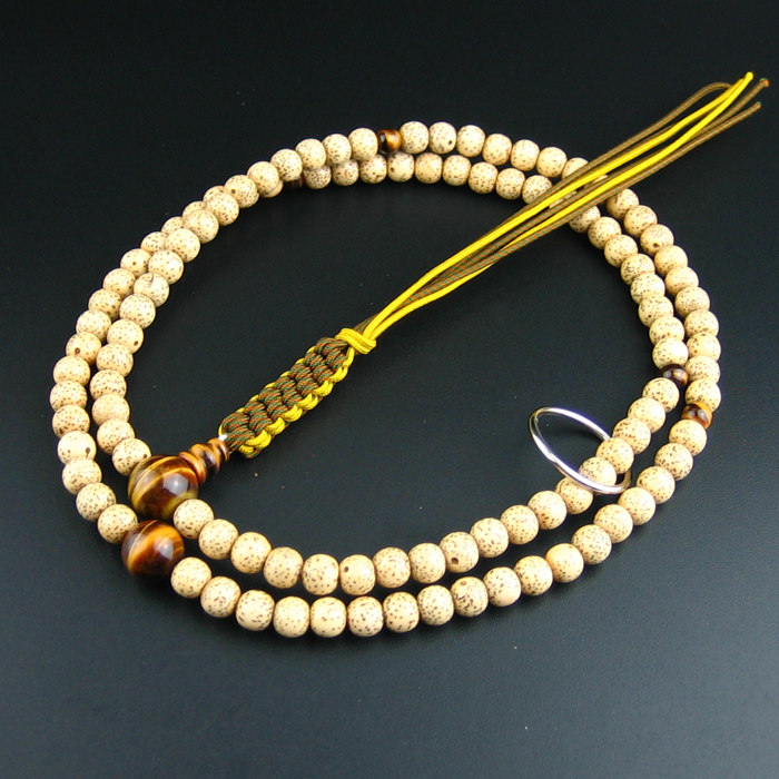 妙莲莲花日本念珠禅宗曹洞宗佛珠108颗星月菩提佛珠