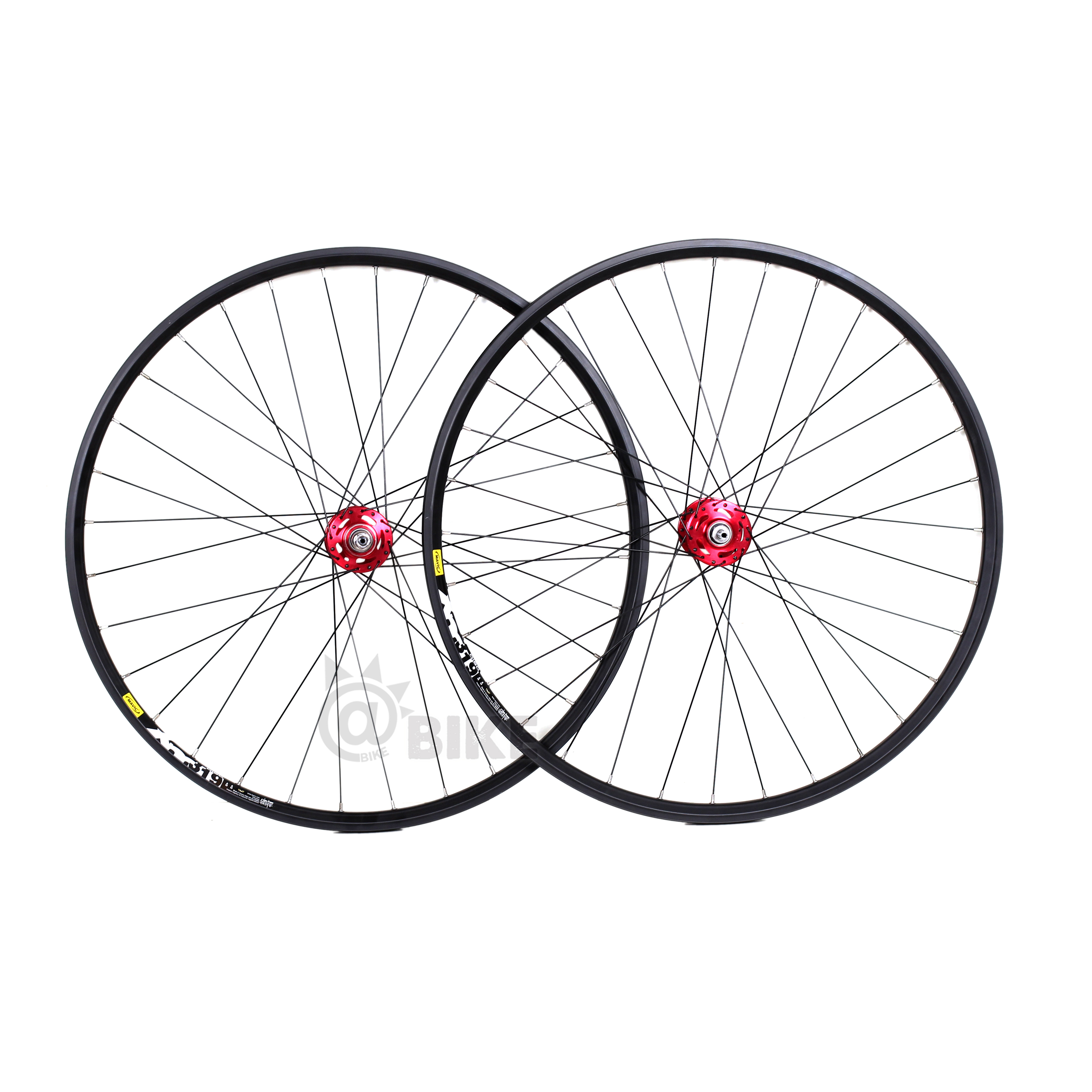 发过原产maivc铝合金车圈久欲花鼓32孔单速死自行车自行车轮组