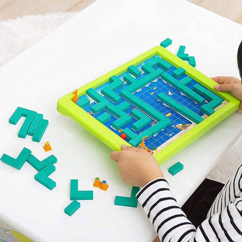 日本kumon公文文式磁性走珠滚珠迷宫游戏儿童儿童桌面游戏类