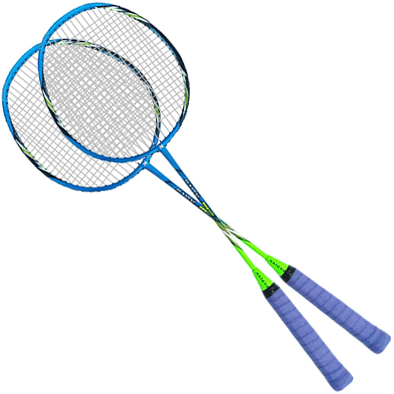 正品2支羽毛球拍成人双拍碳素纤维进攻型打高弹力羽毛球拍