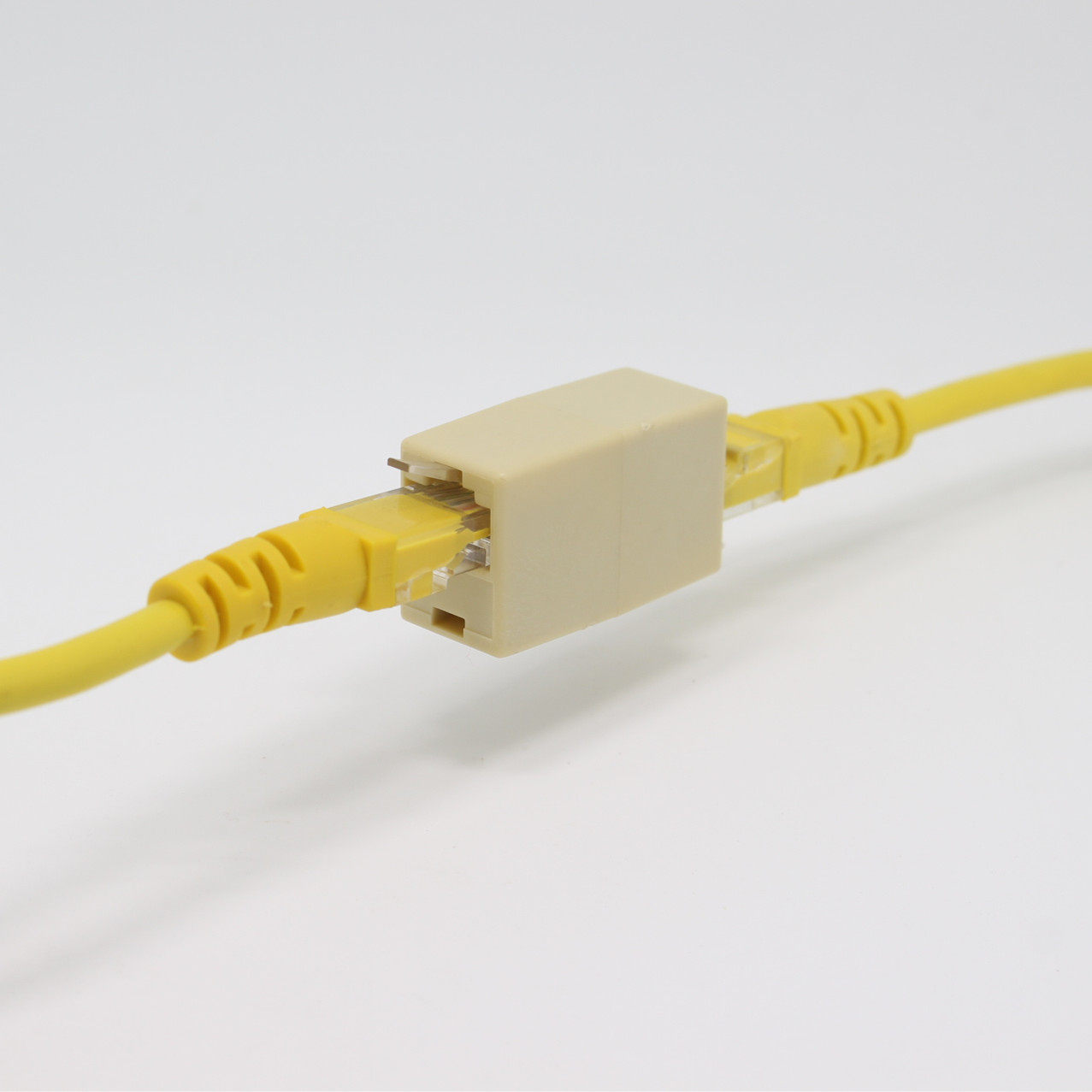 rj45网线直通头全铜线全新塑料外壳接头转接头