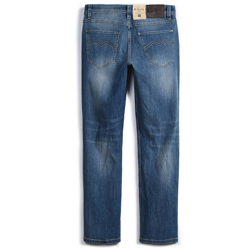 万宝路mcs休闲长裤水洗做旧修身中腰微弹男牛仔裤牛仔裤