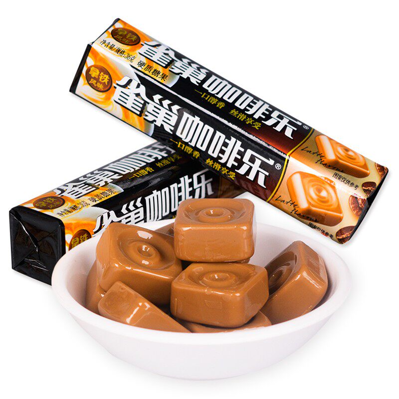 雀巢咖啡乐糖36g*6袋条装特浓拿铁口味办公休闲零食成品喜糖批发