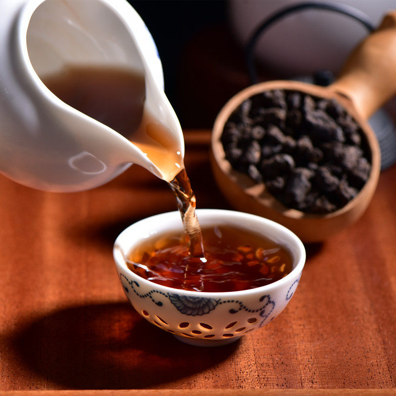 买一送一共1000g糯米香茶化石碎银子云南普洱茶熟茶甜顺滑茶叶