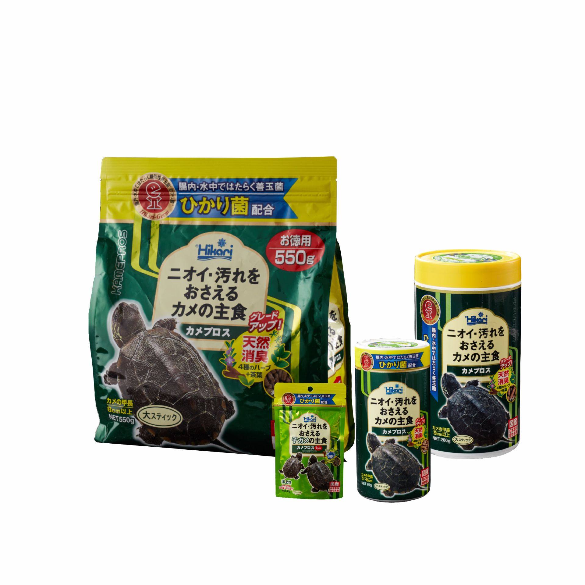 龟粮饲料日本hikari高够力善玉菌水龟半水调理观赏龟