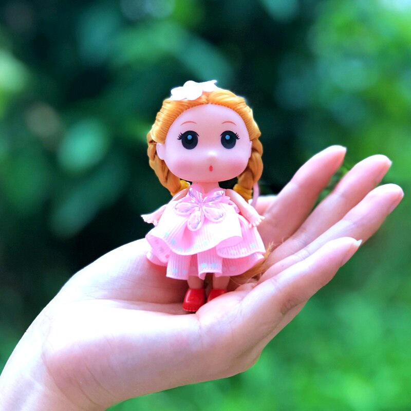 9cm迷你小迷糊娃娃挂件女孩婚纱玩具钥匙扣儿童毕业公仔婚庆定制