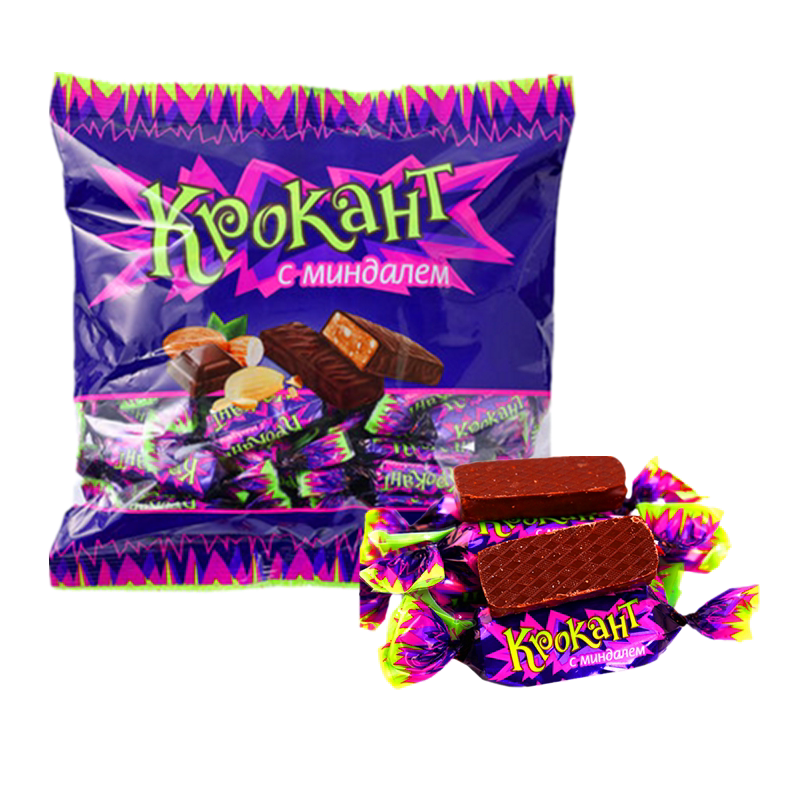 俄罗斯进口巧克力kpokaht紫皮糖糖糖果婚庆喜糖零食糖果