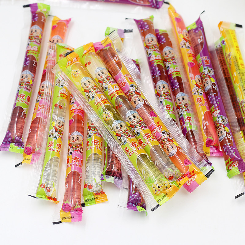 果冻台湾晶晶综合乳酸菌布丁棒棒棒冰吸吸6斤果冻