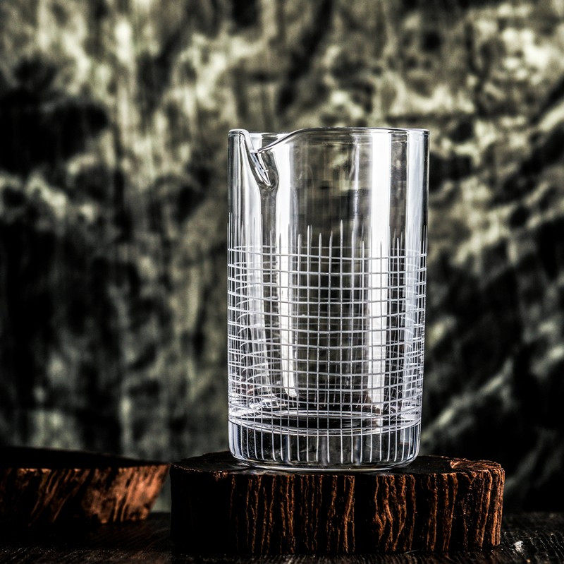 zgno日式手工刻花酒吧鸡尾酒搅拌杯调酒器mixingglass调酒器