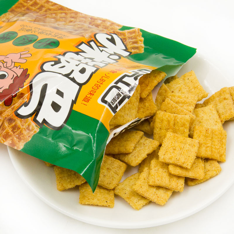 琥珀小米锅巴零食整箱8090后怀旧麻辣味装500g 饼干糕点包邮