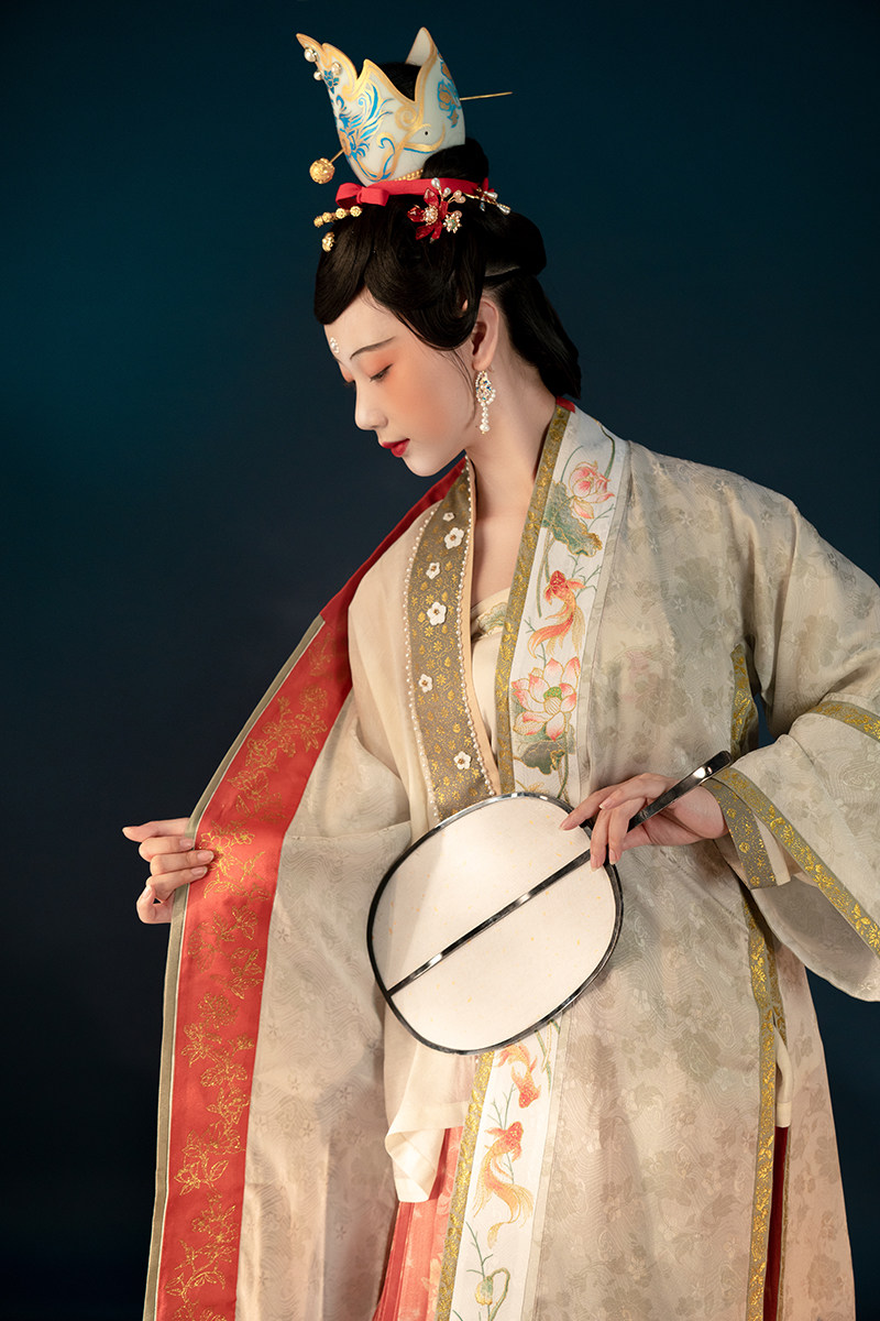 瞳莞抹胸套装如梦百迭袖短短衫汉服飞机领长汉服