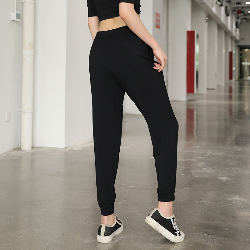 运动裤女训练跑步长裤宽松瑜伽收口速干休闲运动长裤