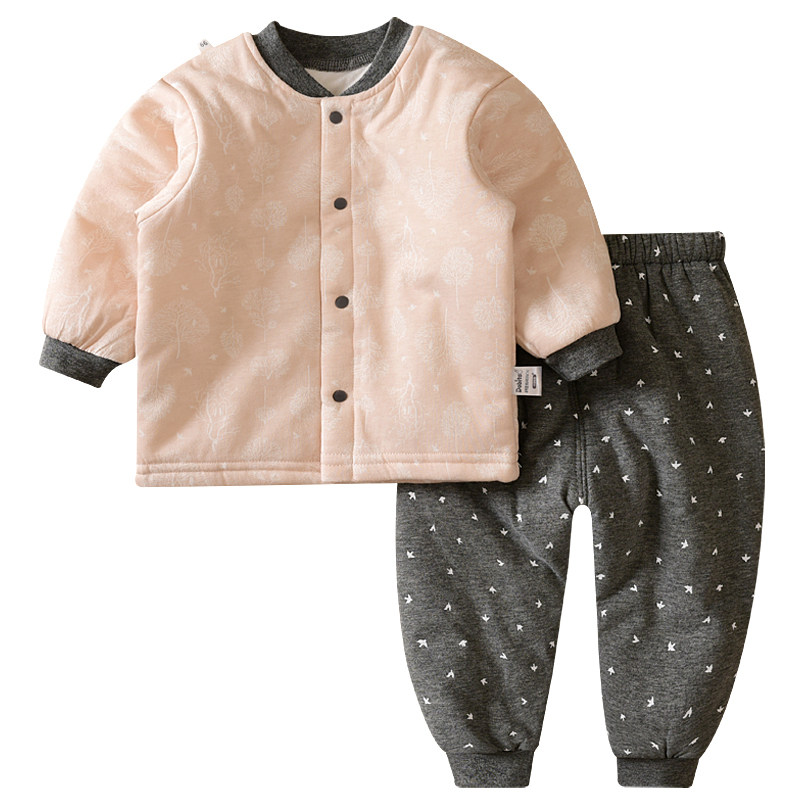 婴儿衣服冬季多比棉衣套装婴幼儿秋冬棉袄