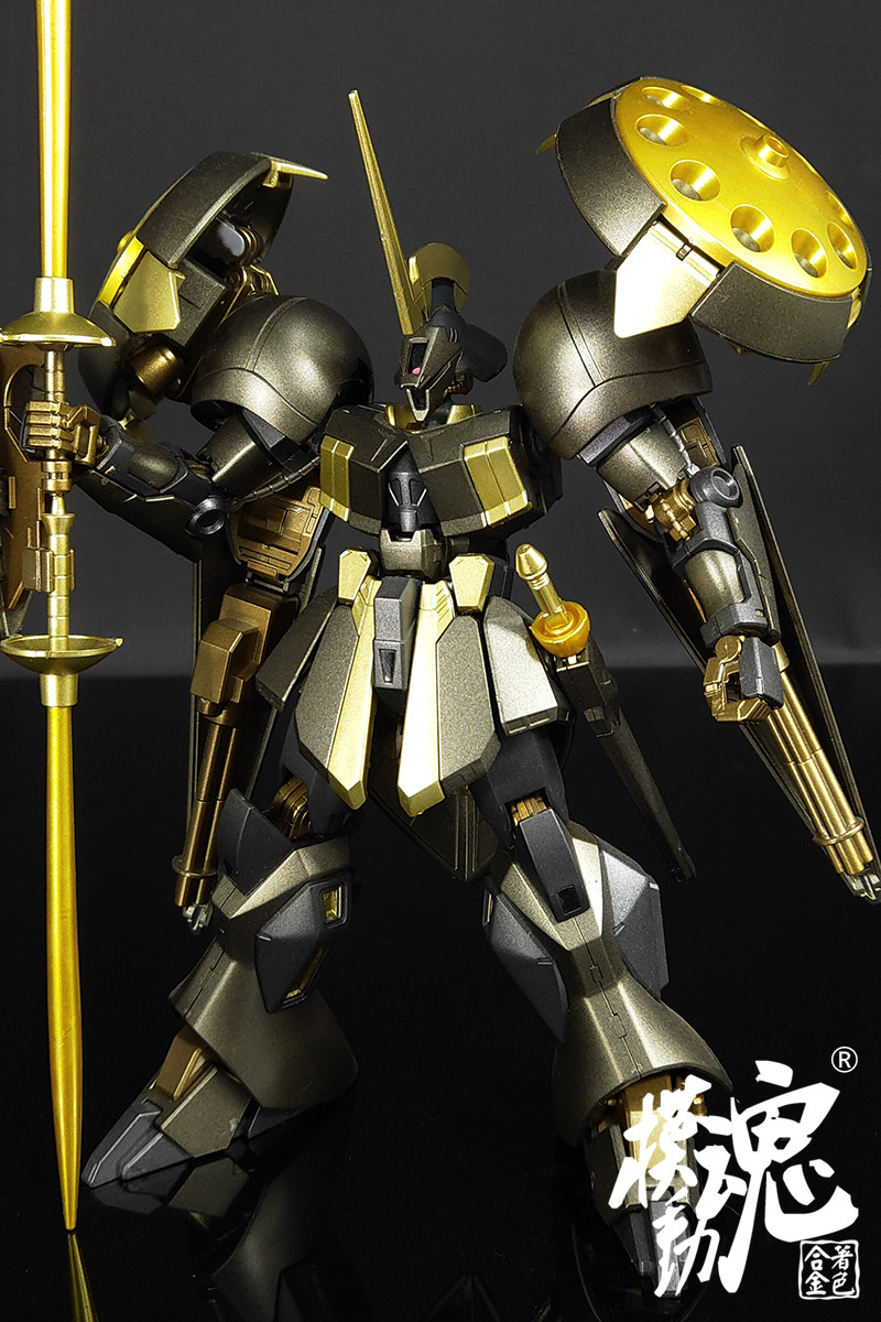 模动魂合金着色万代 拼装 模型hgbf r-gyagya r-强强/强人高达