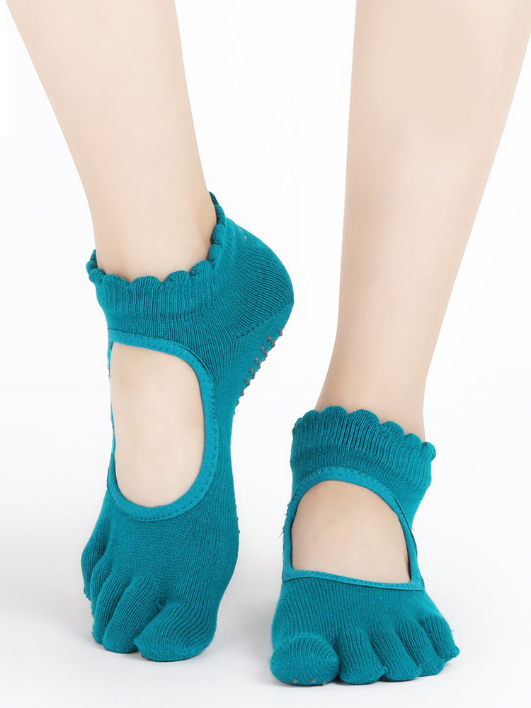 袜子瑜伽健身地板室内专业防滑四季普拉蹦床瑜伽袜子