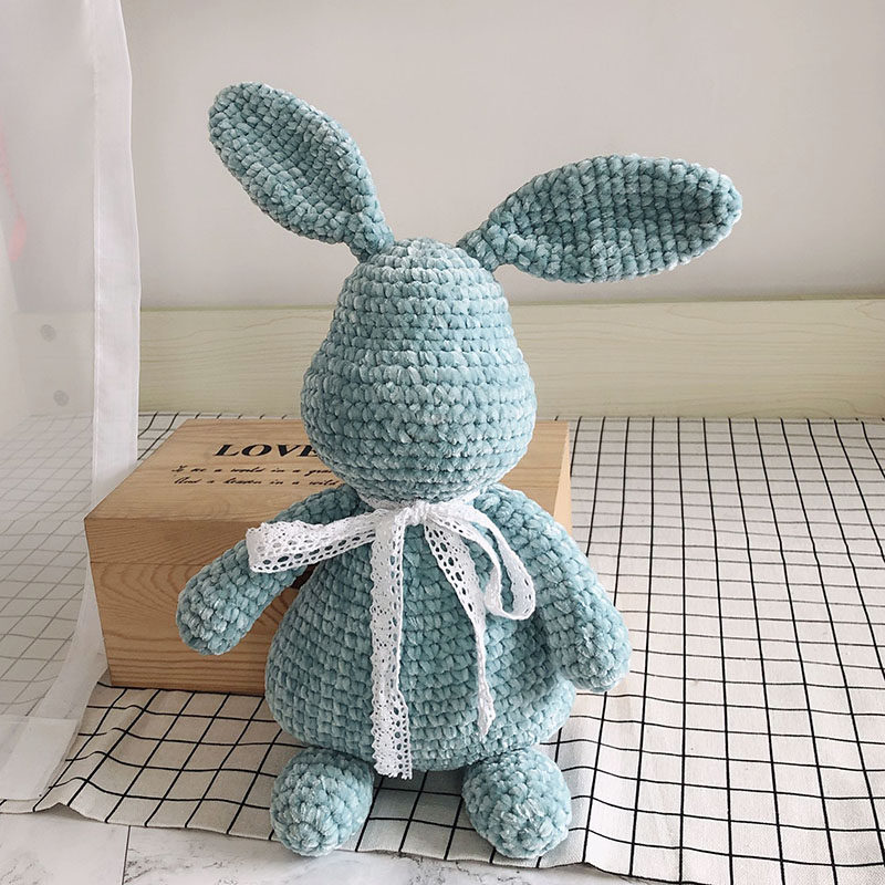 西米概念手工钩织2股暴力兔毛线钩针玩偶材料创意玩偶