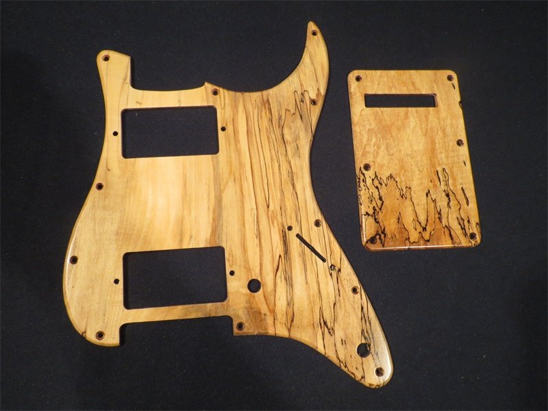 吉他fender芬达标准渍纹枫木hh护板strat面板吉他效果器配件