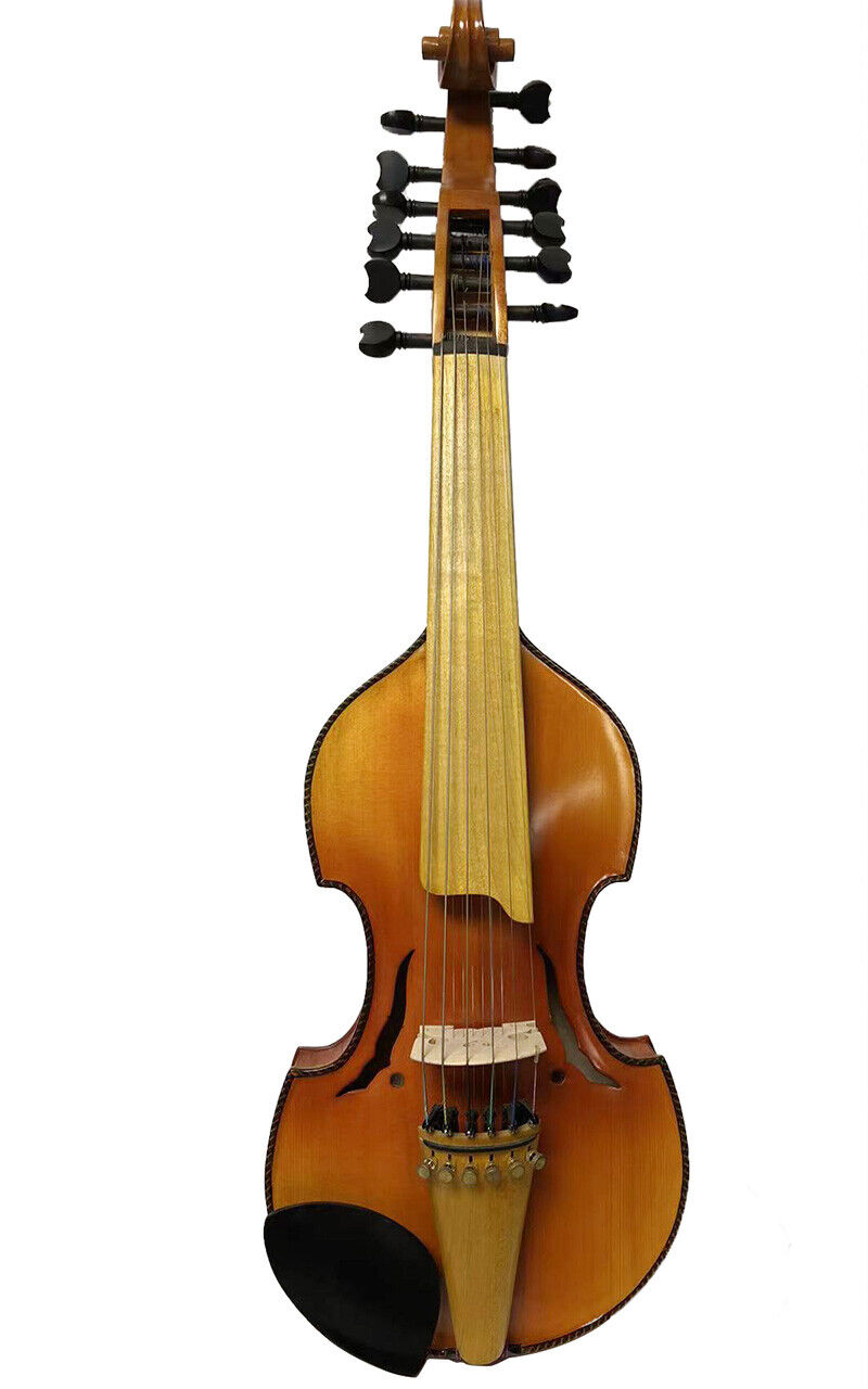 巴洛克风格song中提琴掏空琴头小提琴