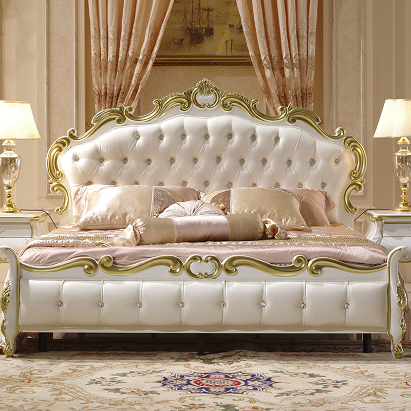 欧式床 新古典法式床 美式田园家具 1.