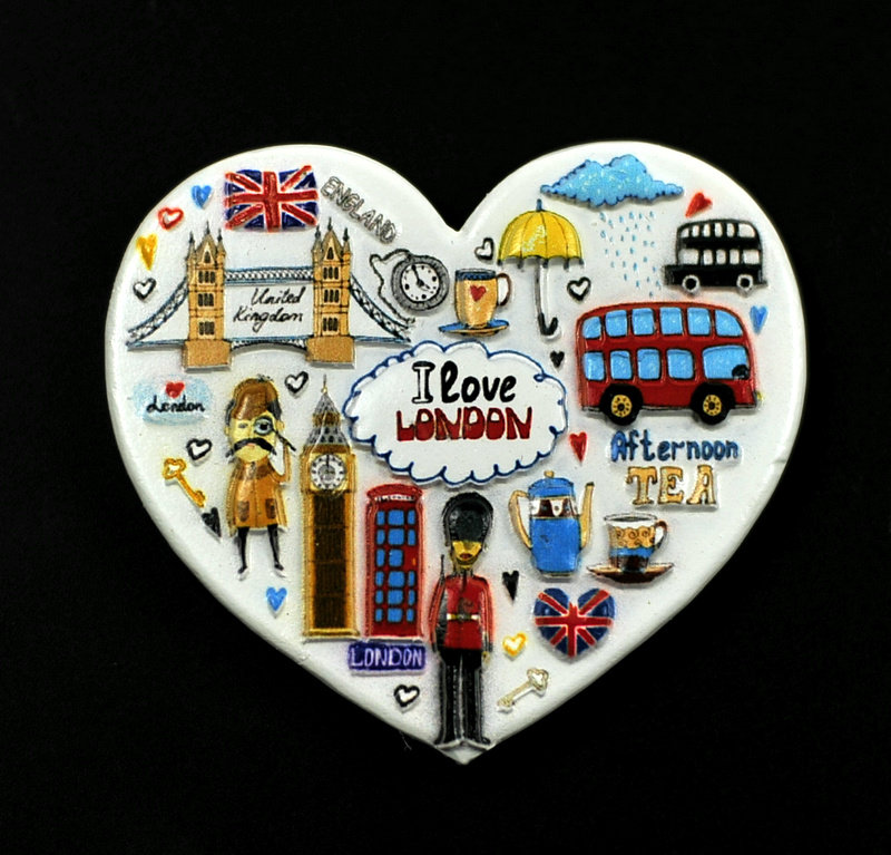 伦敦英国温莎特色冰箱贴磁英伦纪念品建筑景点冰箱磁性贴