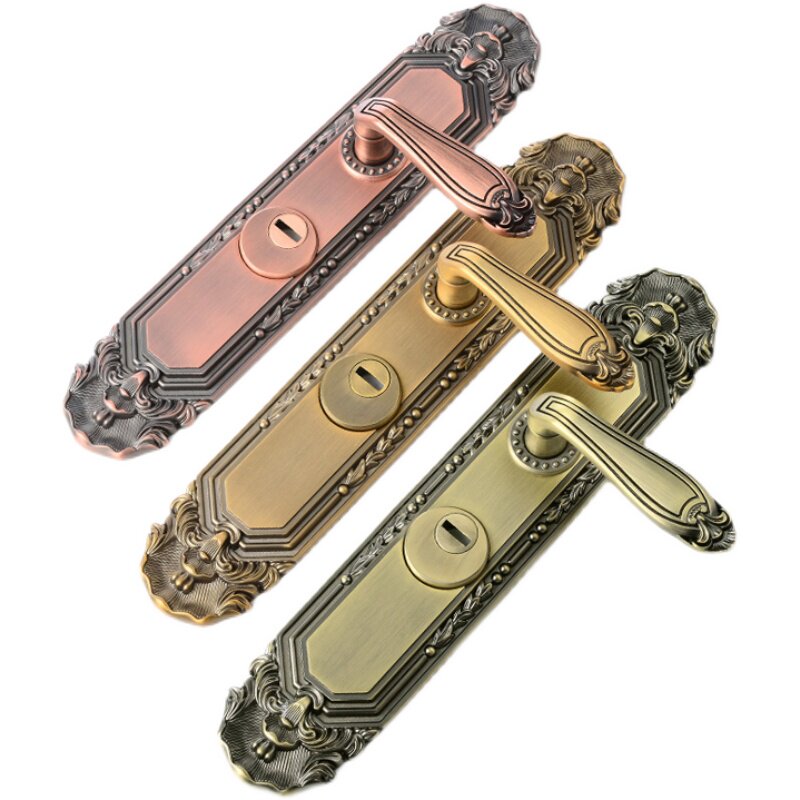 别墅门锁锁上防盗门大门入户锁具木门家用通用型机械门锁