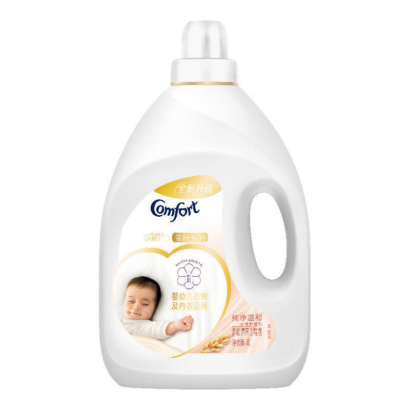 超值4l久留持久防静电3瓶24斤柔顺衣物金纺衣物柔顺剂