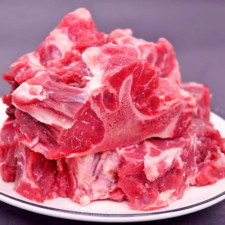 新鲜冷冻牛脖骨牛骨头头带肉大煲汤牛排排骨生牛肉
