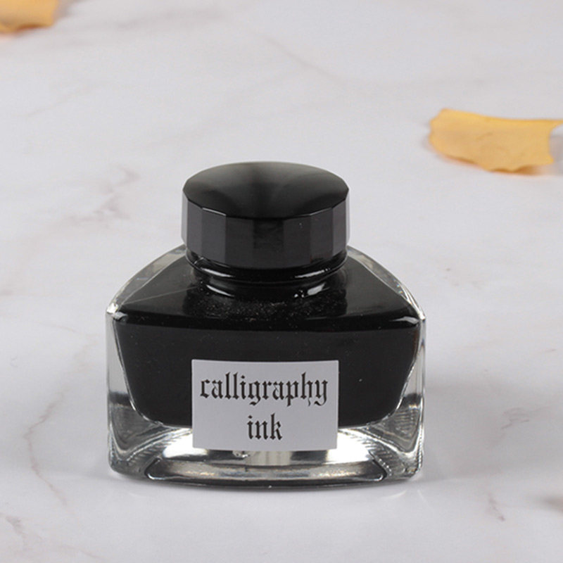 英文书法专用墨水calligraphyink黑色浓墨水笔圆体斯宾笔用墨水