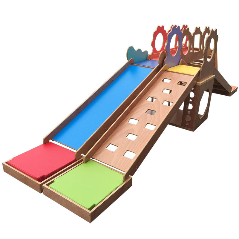 组合金早教宝贝滑梯玩具攀爬儿童训练感统器材大a运动教具豪华版