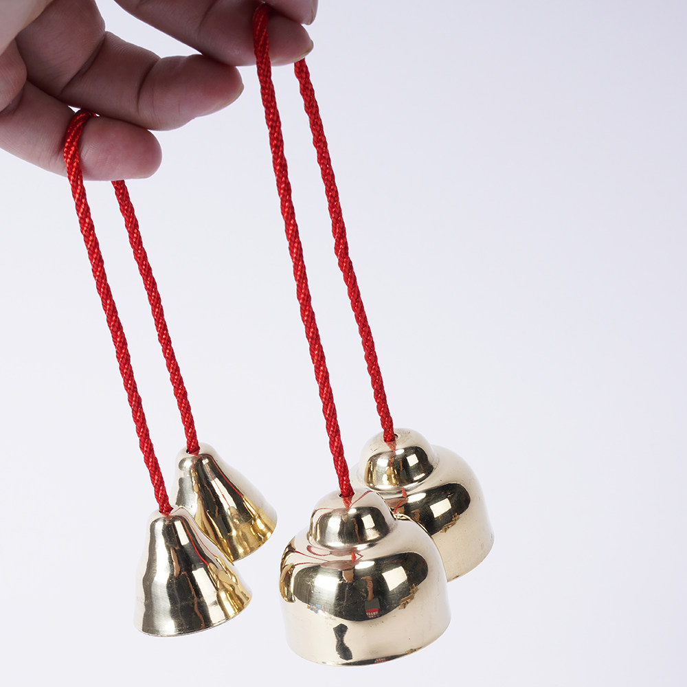 乐器精品大小小号铜铃早教儿童尔夫玩具打击打击乐器