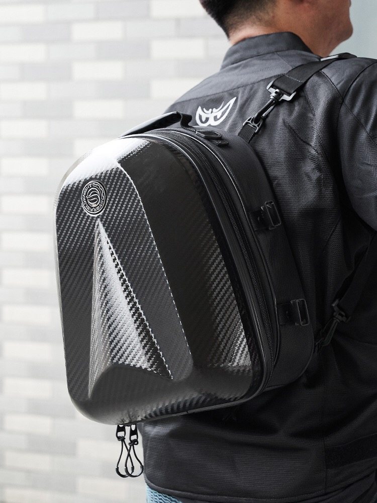 moto小峰摩托车后座包尾包星空其实尾箱全盔双肩包骑士包