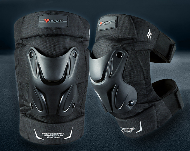 moto小峰杜汉新款护膝摩托车护腿防摔耐磨反光骑士护具