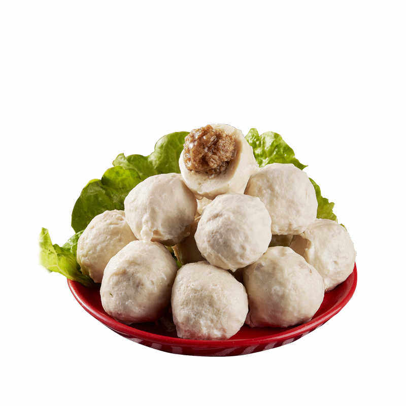 贡丸邵子牙福州猪肉包心鱼丸手工关东食材火锅肉丸