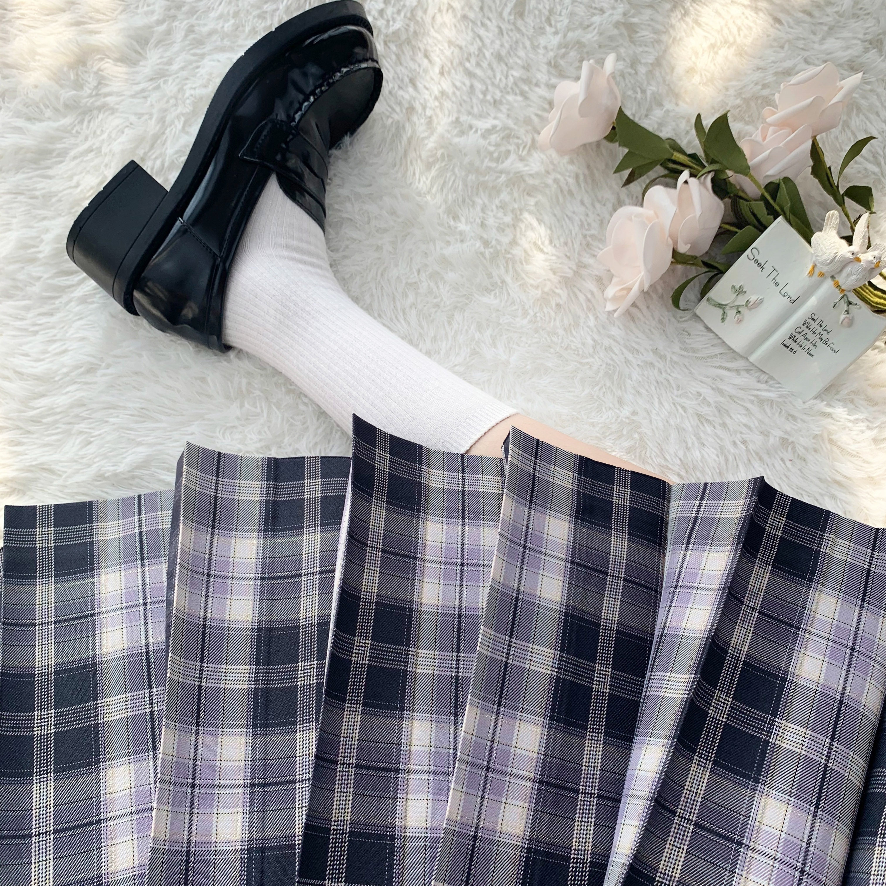 现货茶社星月夜绝版银线jk原创制服正版黑色学生校服