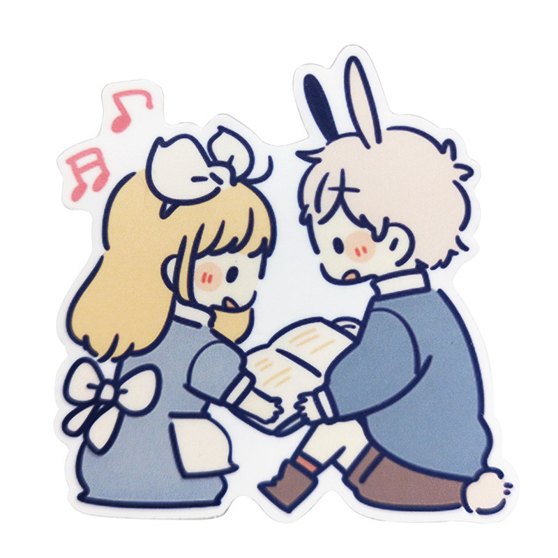 贴纸爱情情侣手帐diy热恋相册装饰恋爱日记贴纸