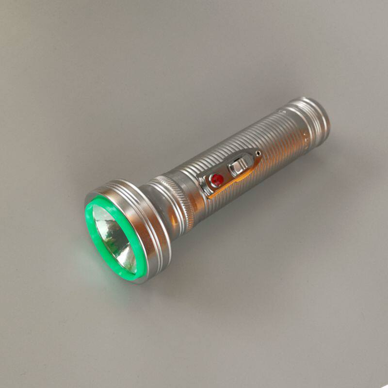老式手电筒凯达kd350铁质铁皮两节一号电池黄光手电筒