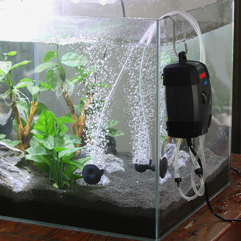 顺丰德国伊罕氧气气泵小型鱼缸打氧机静音增氧冲氧泵