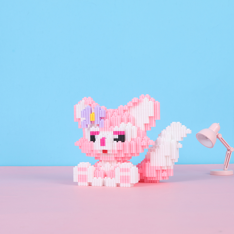 乐高星黛露兔子积木微小颗粒拼装儿童益智玩具女孩系列生日礼物