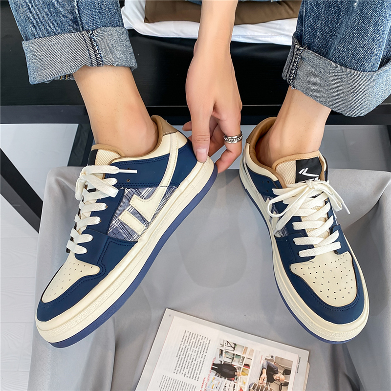 男鞋子潮鞋2022年春季新款休闲板鞋男生韩版百搭小众国潮运动鞋