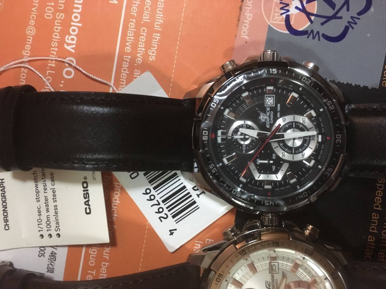 卡西卡西欧欧大表盘手表防水石英表日韩男表efr-539l-1a7a日韩腕表